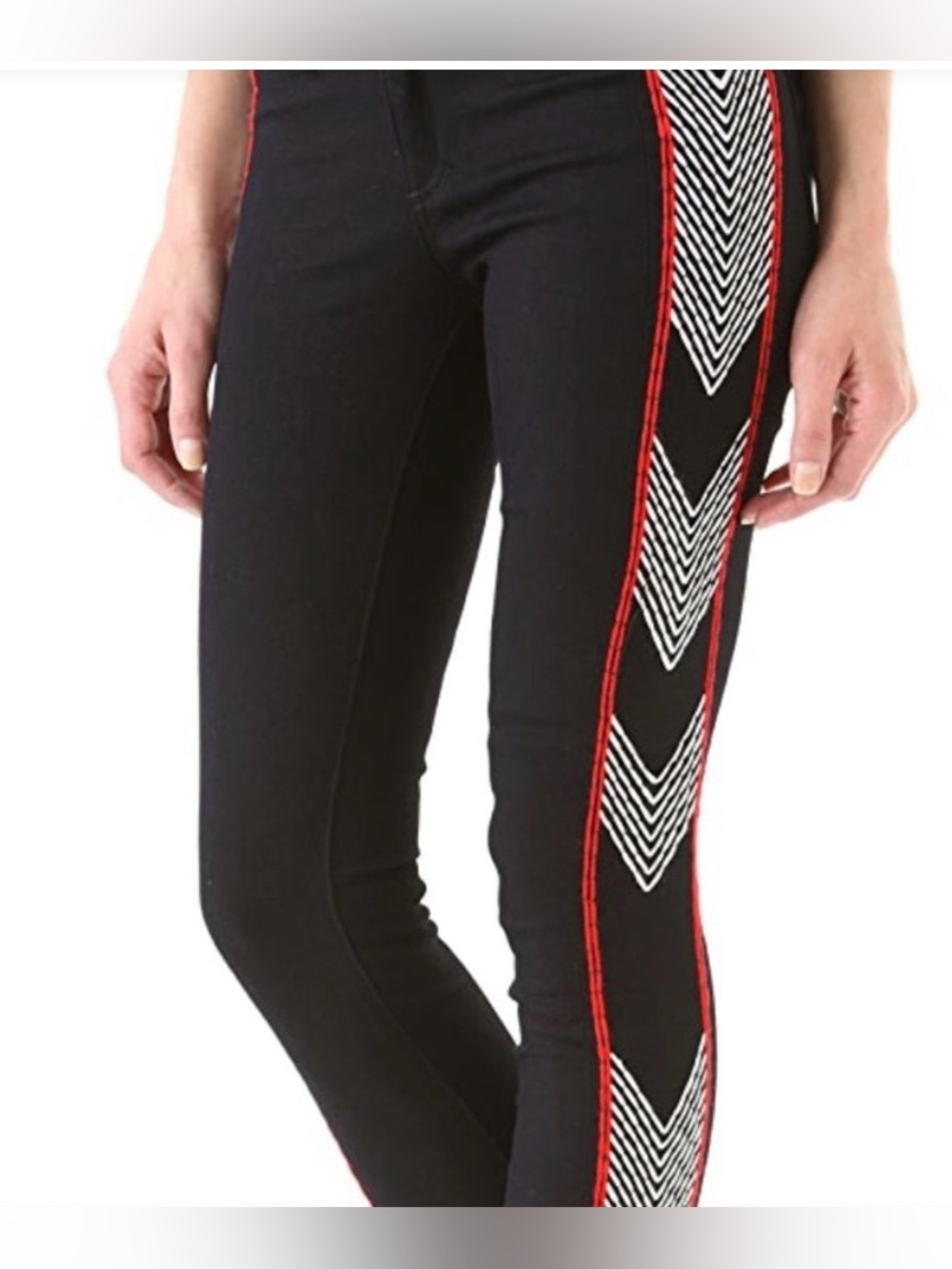Rag‎ and Bone Midnight Blue Raja  Embroidered Jeans size 27